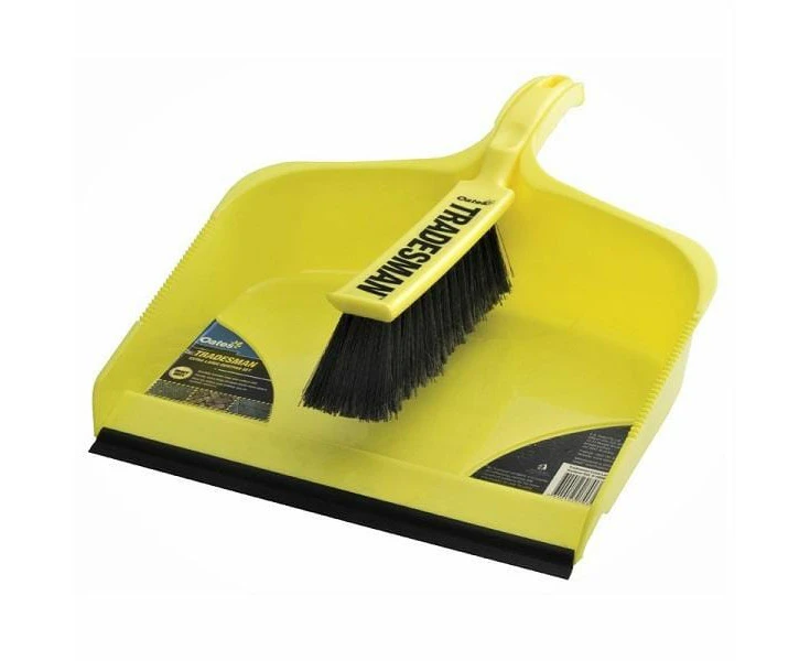 Oates XL HD Tradesman Dustpan Set Tradesman