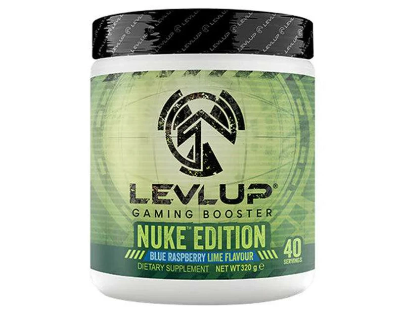 LEVLUP Gaming Booster - Nuke Edition | Blue Raspberry Lime