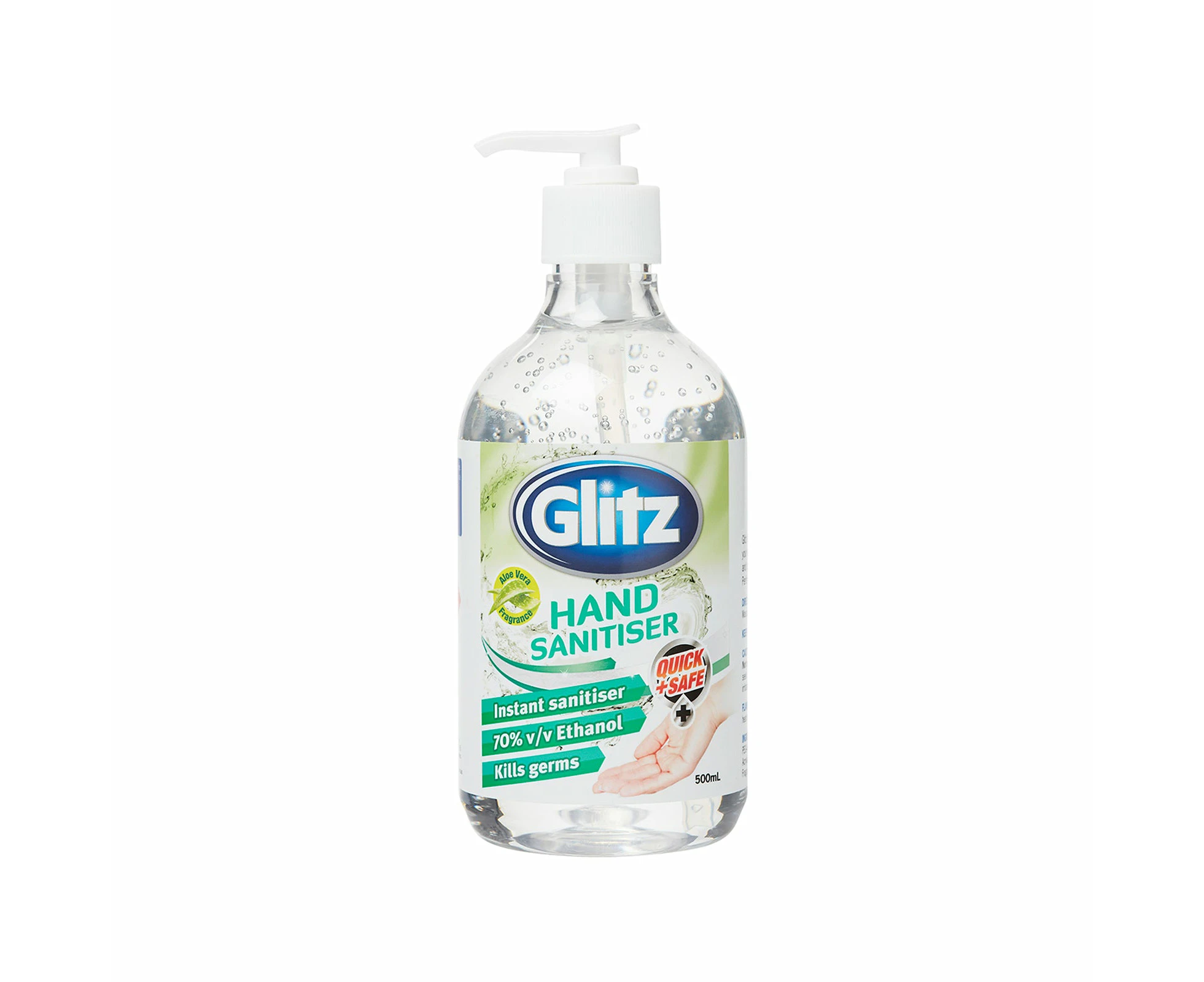 Glitz 500ml Waterless Hand Sanitiser