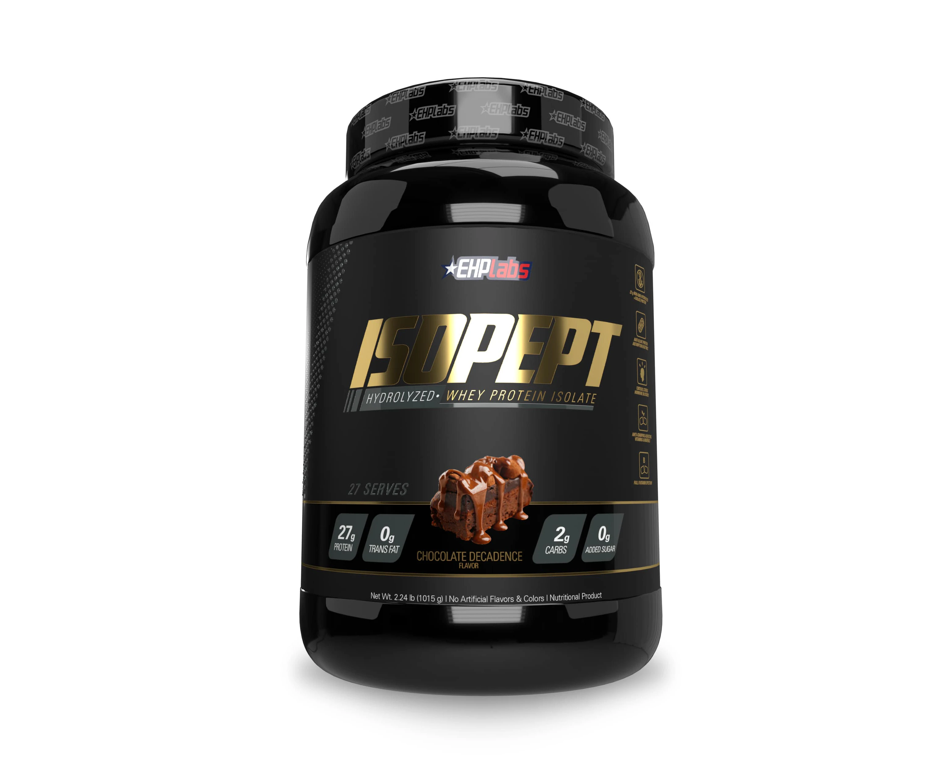 EHP Labs IsoPept Whey Protein - Chocolate Decadence