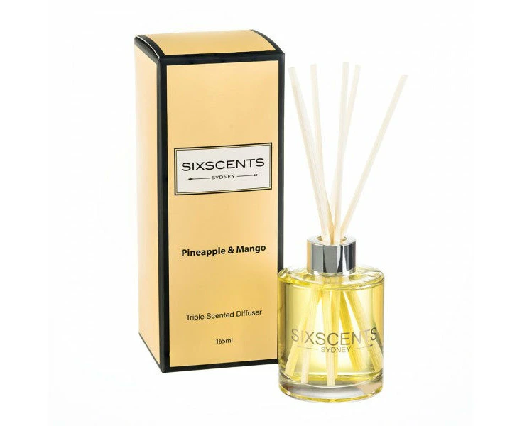 Luxury Six Scents Diffuser 165ml Pineapple & Mango