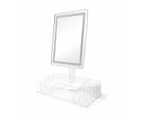 LED Mirror with Storage - Anko