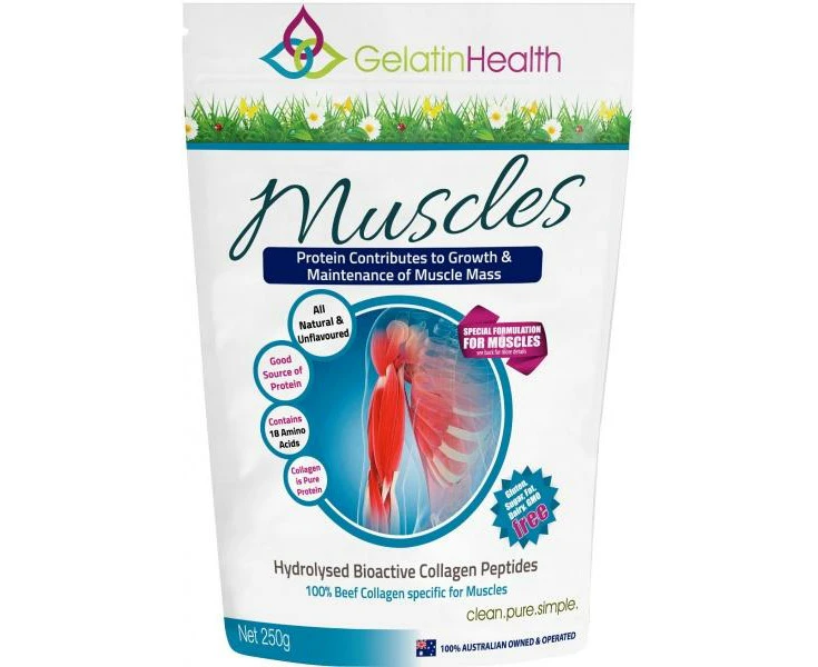 Gelatin Health Muscle Build Collagen 250g