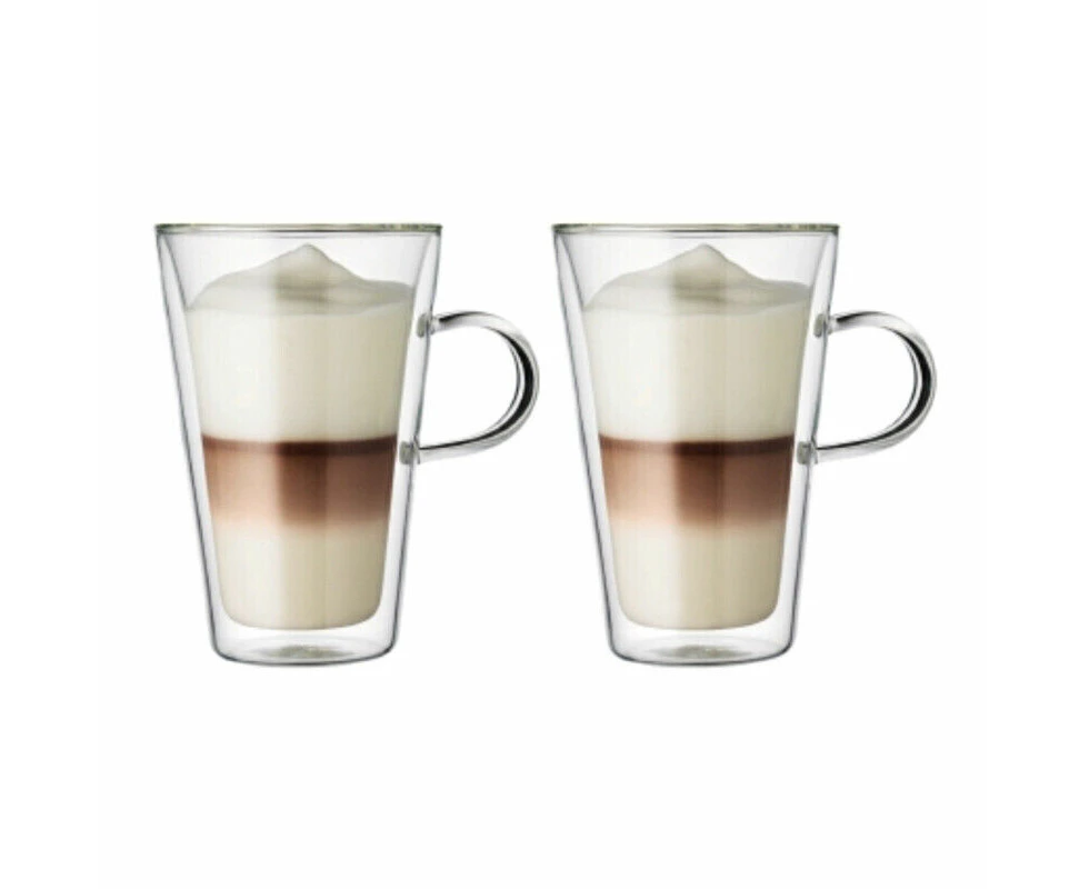 Bodum Canteen Double Wall 400ml Large Cup with Handle 2 Piece Set