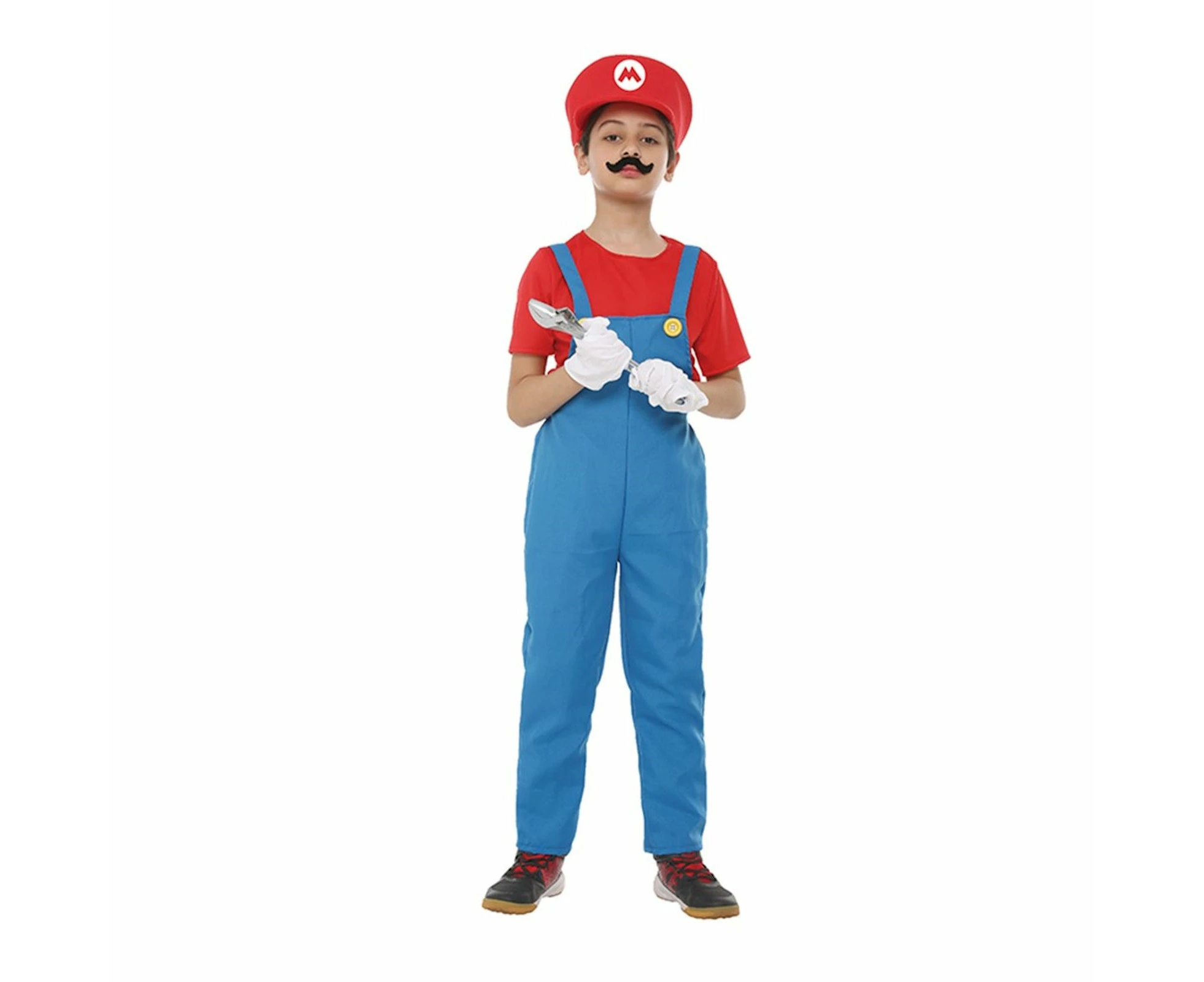 Mario Inspired Boys Red Plumber Book Week Costume Boys