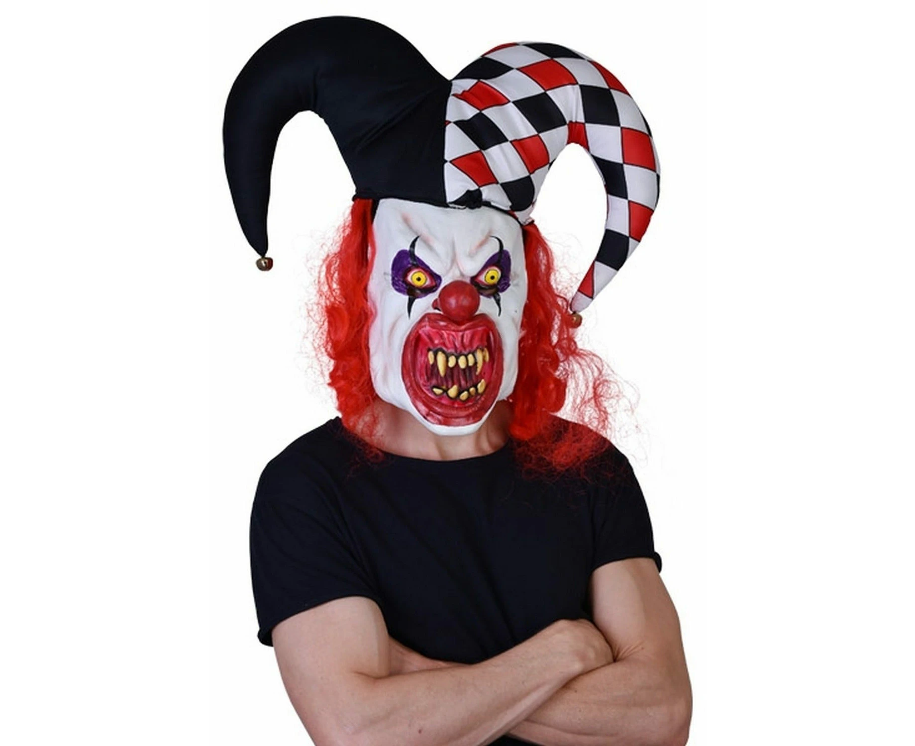 Horror Clown Costume Mask Jester