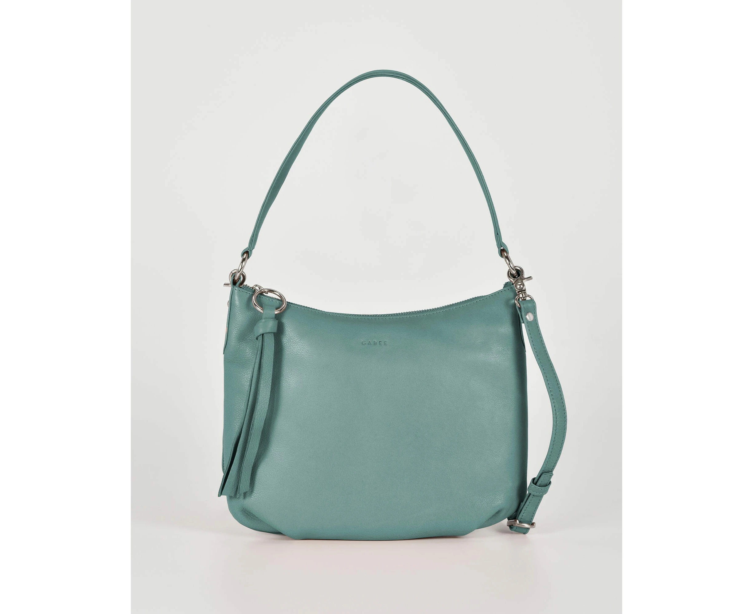 GABEE Belle Soft Leather Shoulder Bag - Ocean