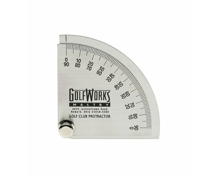 Golf Club Loft and Lie Angle Protractor - Measures Irons, Woods, Putters