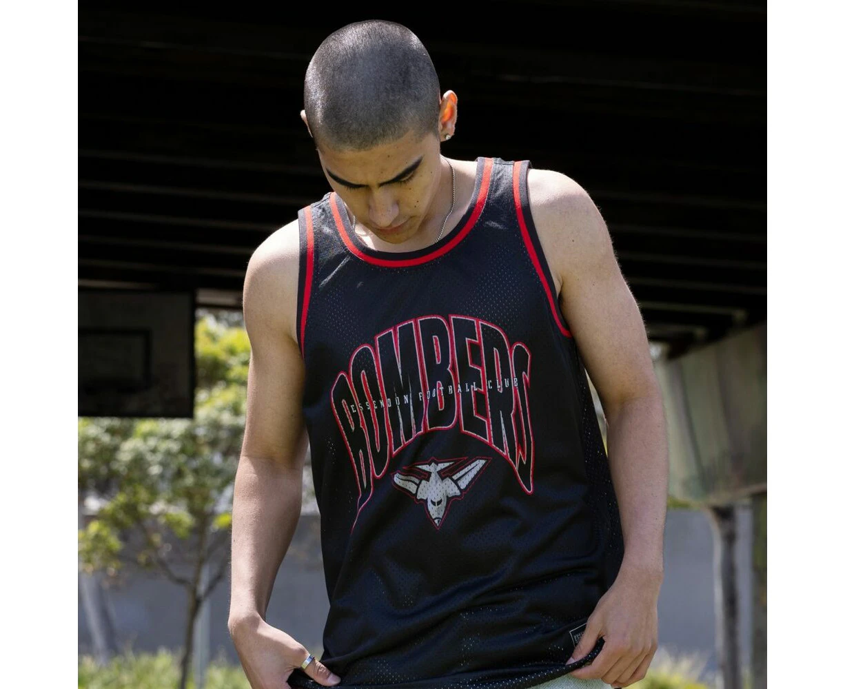 Essendon Bombers Mens Basketball Singlet