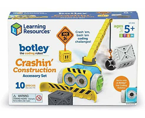 Botley Crashin' Construction Challenge, Accessory Set, Kids Coding, Construction Set, Stem Toy