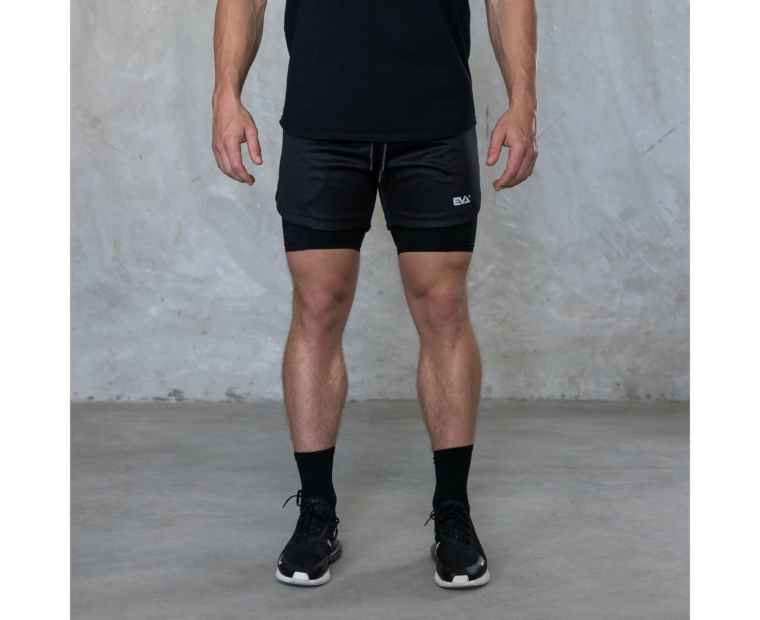 Eva Trainer Liner Shorts [Black]