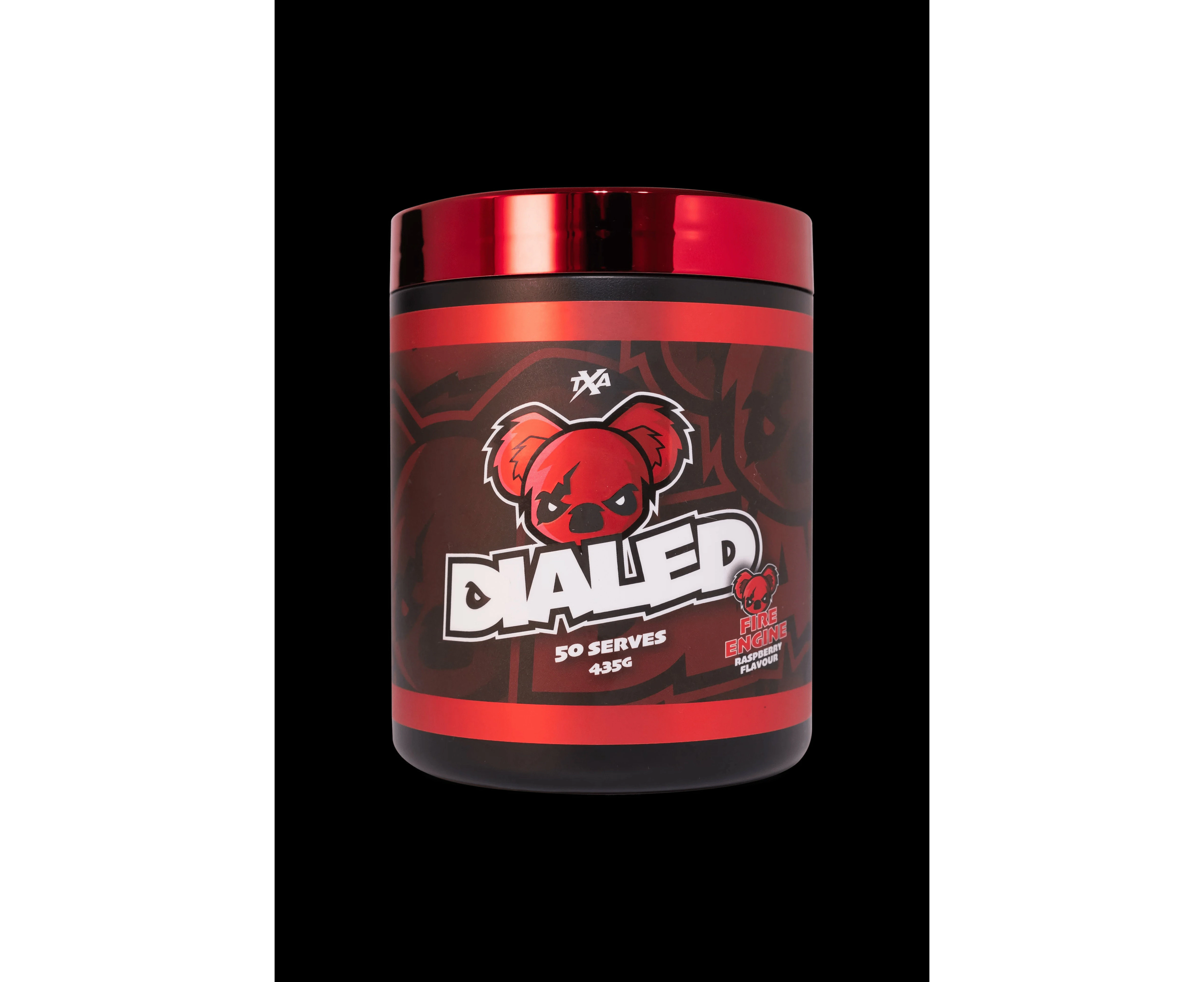 Dialed Pre Workout by The X Athletics - Fire Engine Raspberry