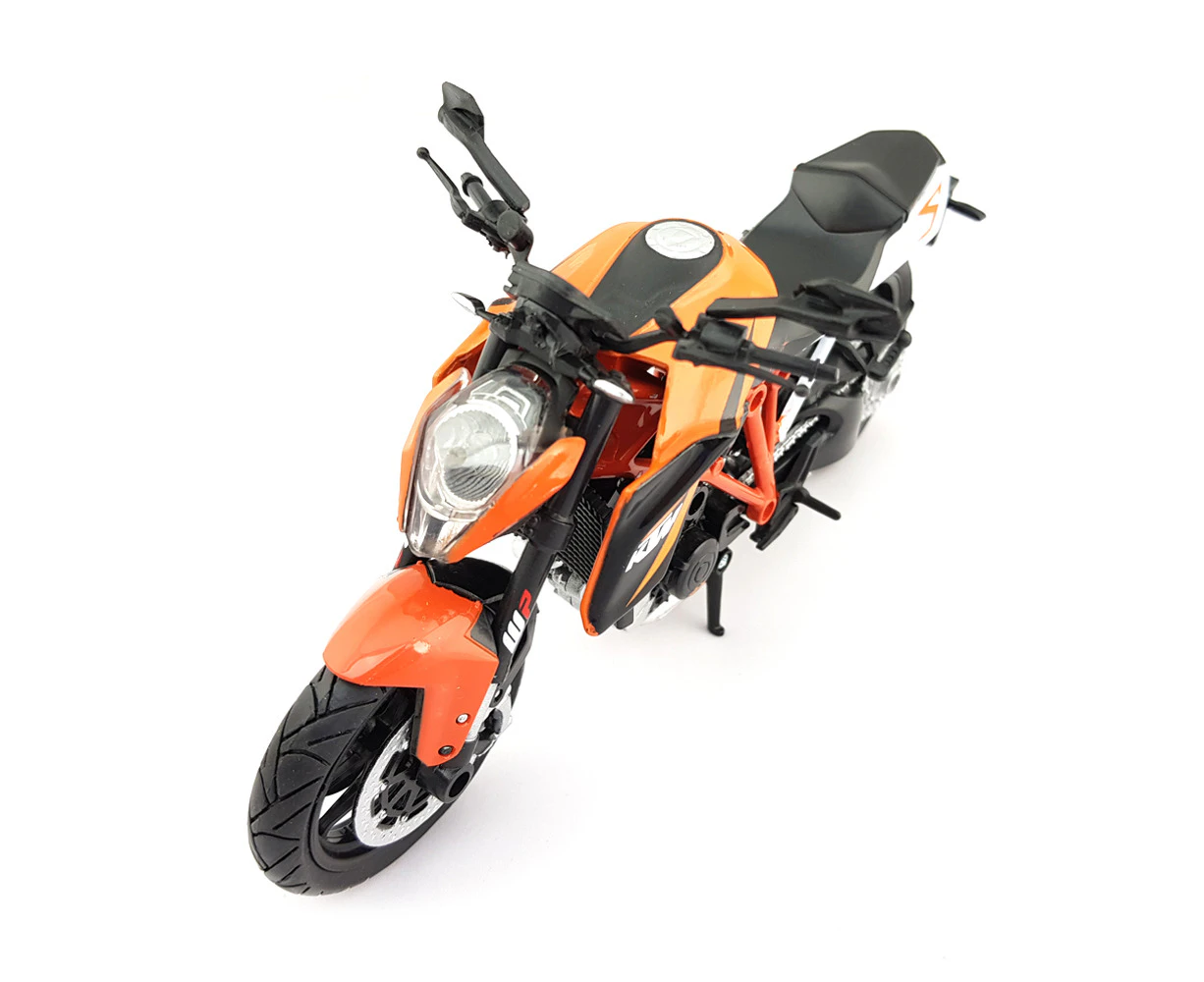 NewRay Licensed 1:12 Scale Motorcycle KTM 1290 Superduke R Diecast Model Bike Orange