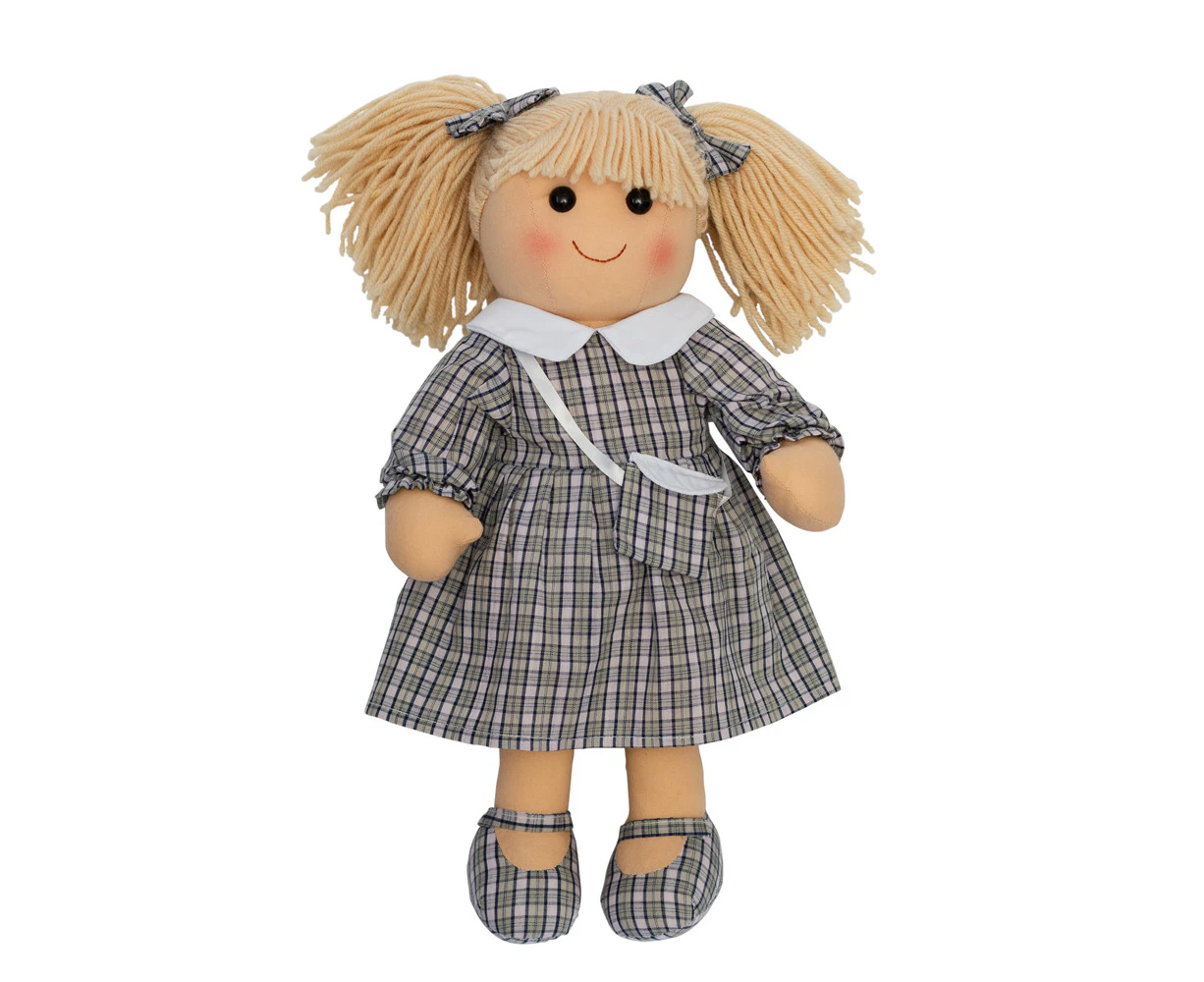 Hopscotch Lovely Soft Rag Doll Imogen Girl Dressed Doll Large 35cm