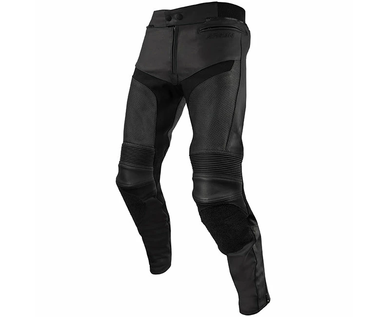 Argon Calibre Perforated Leather Motorcycle Pants - Black/38