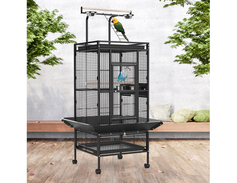 Advwin Large Bird Cage Pet Cage Metal Cage Aviary Parrot Budgie 153cm