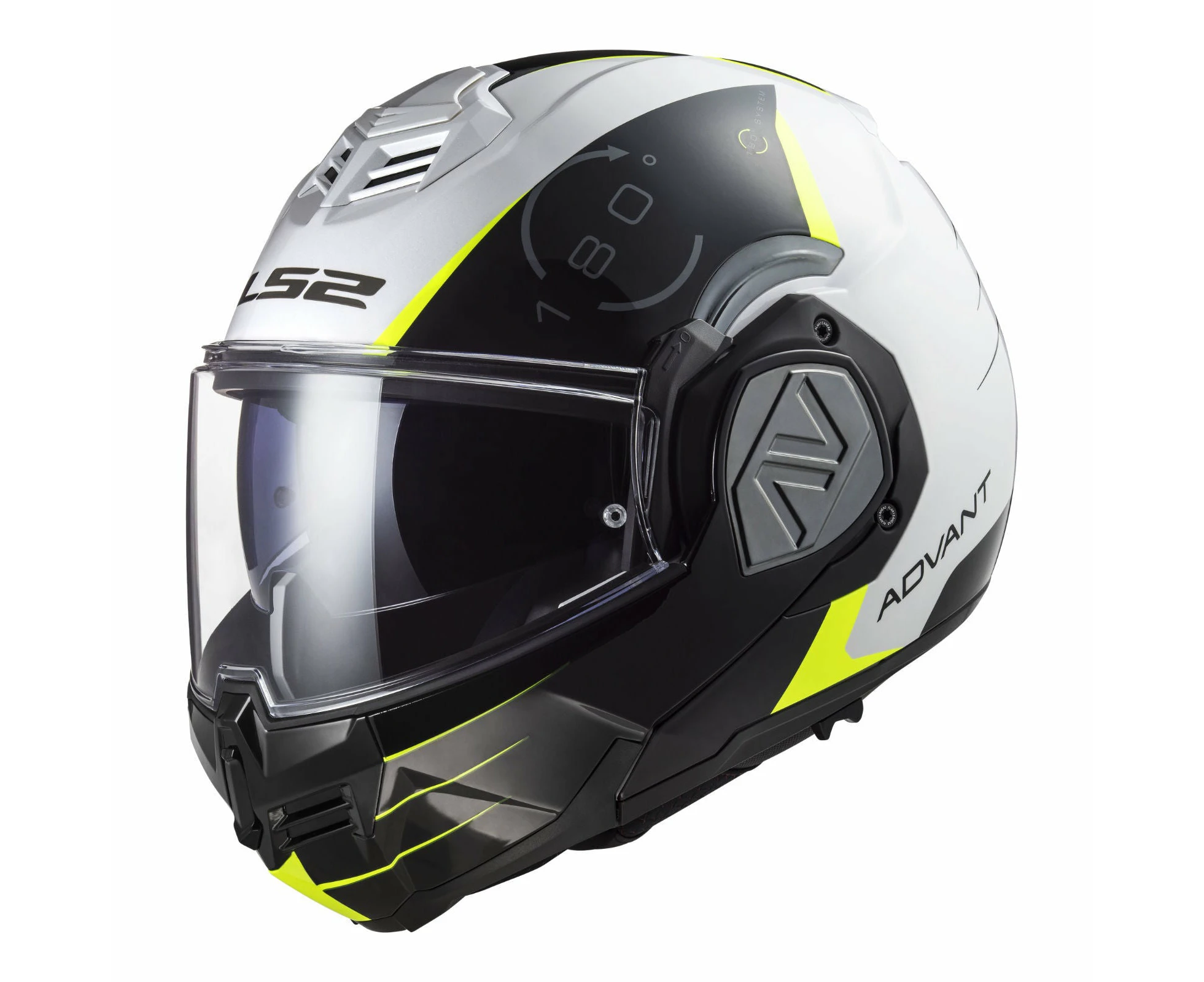 LS2 FF906 Advant Codex Helmet - White / Black 06