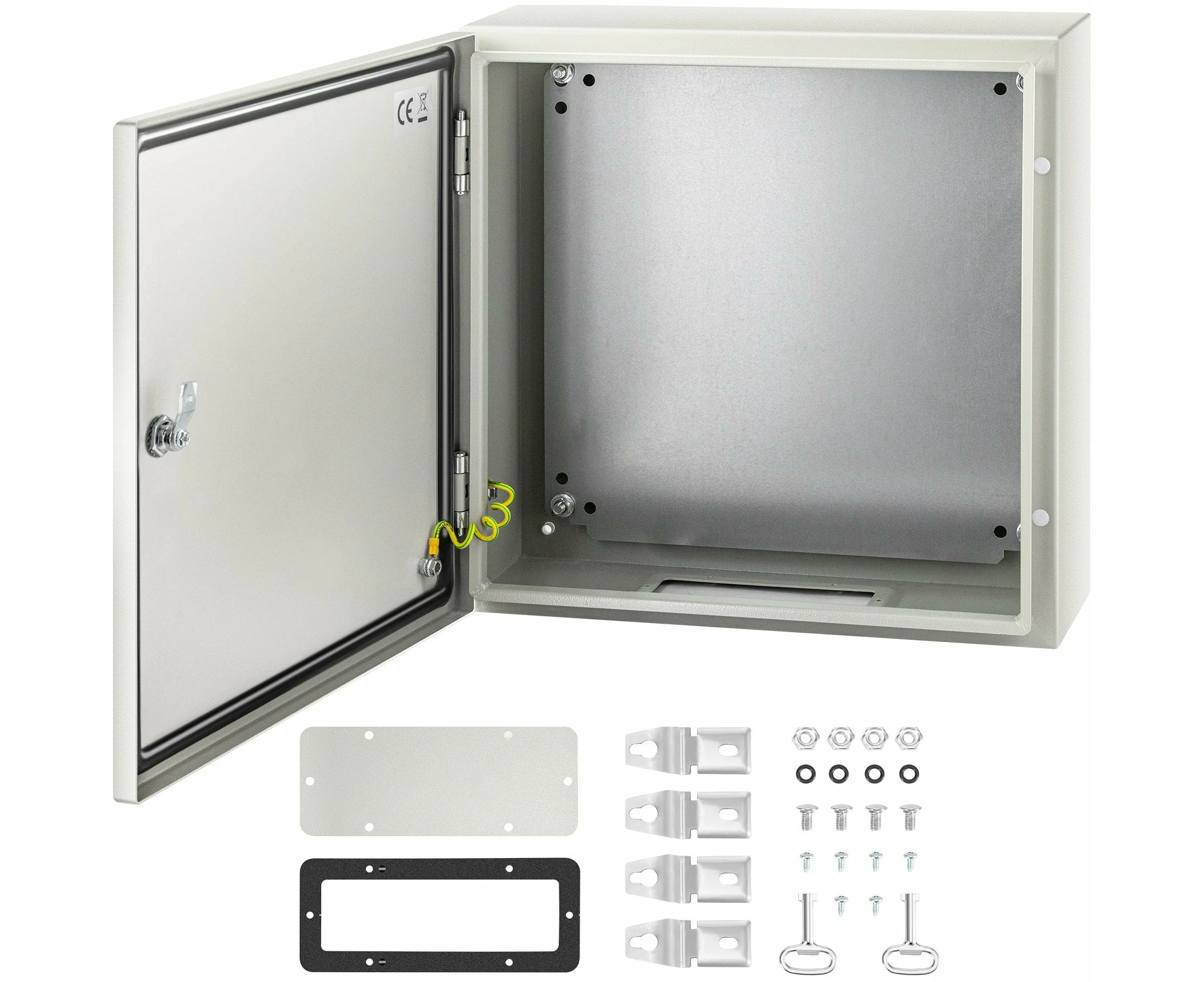 VEVOR NEMA Steel Enclosure, 20 x 20 x 6\'\' NEMA 4X Steel Electrical Box, IP66 Waterproof