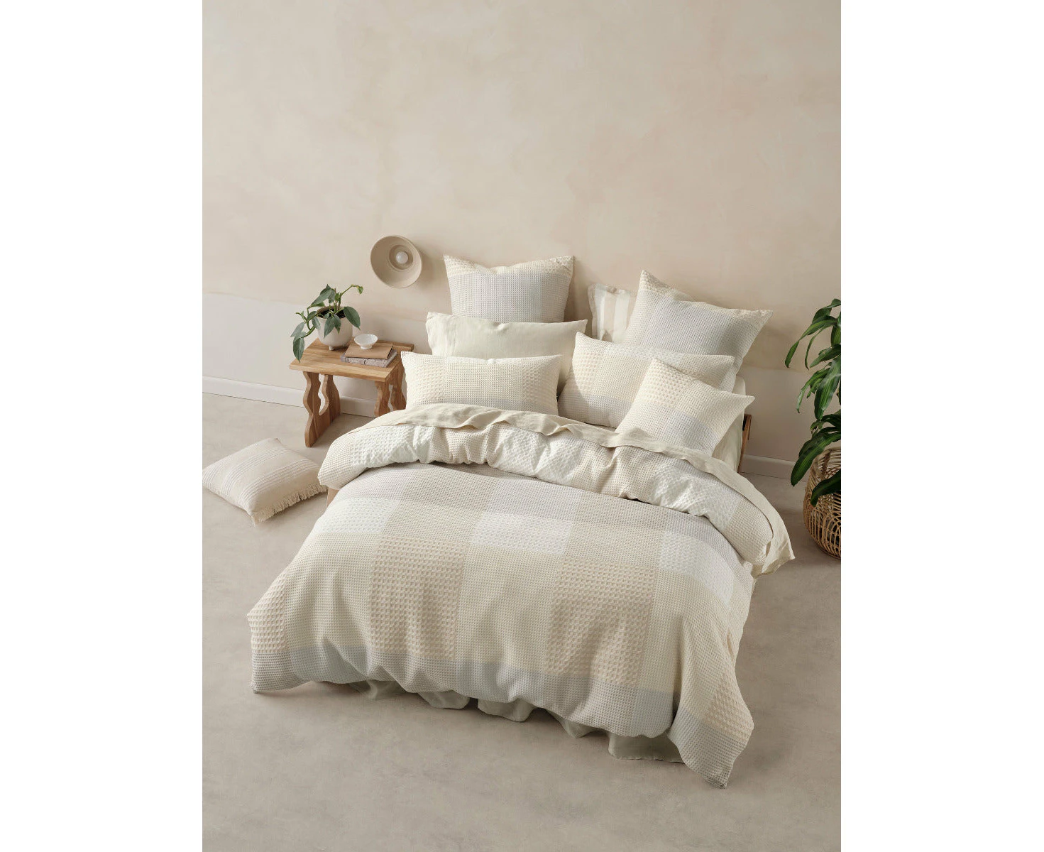 Linen House Baleares Natural Quilt Cover Set