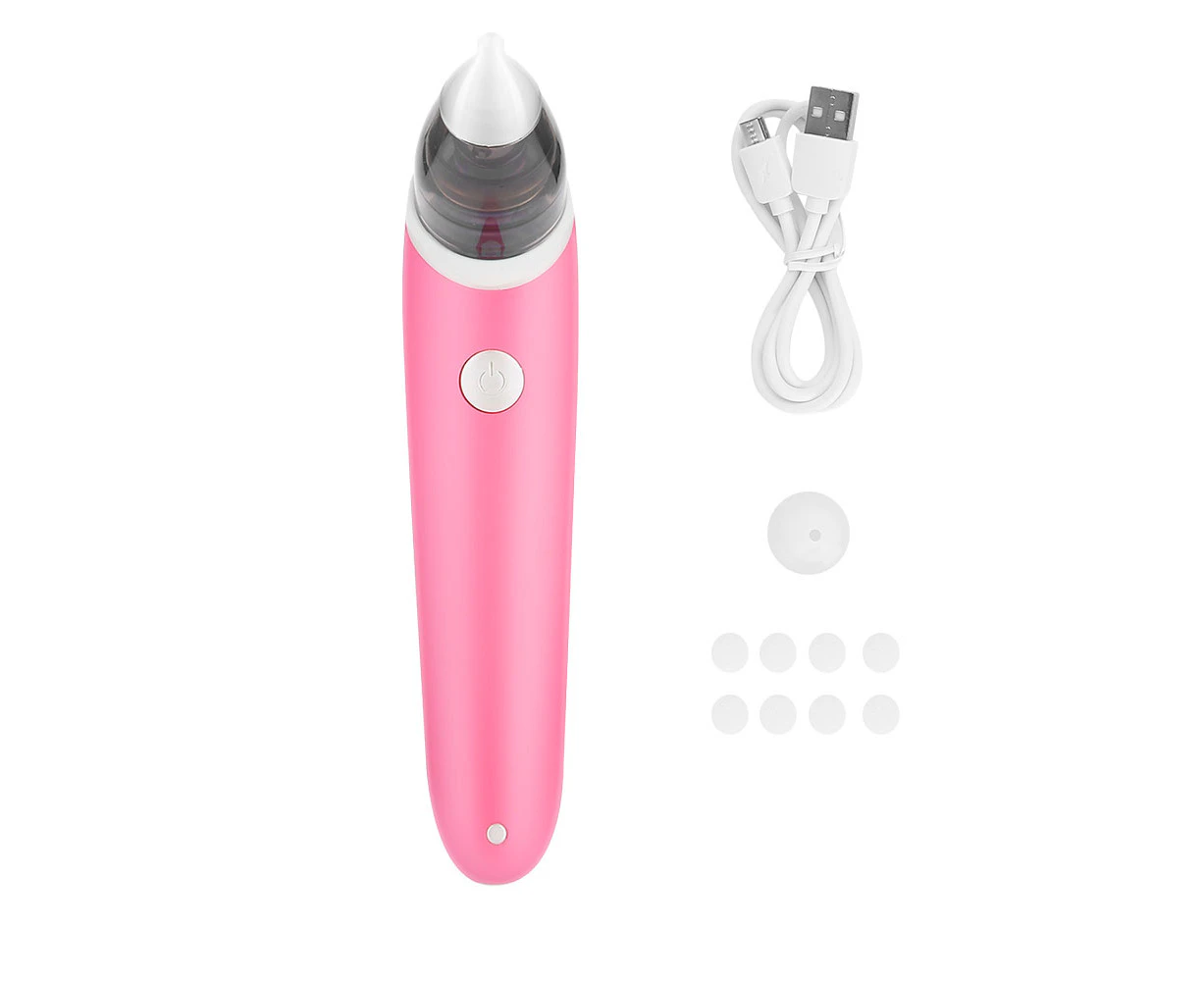 Electric Baby Nasal Aspirator Nose Cleaner Snot Cleaning Nasal Suction Machine (Pink)