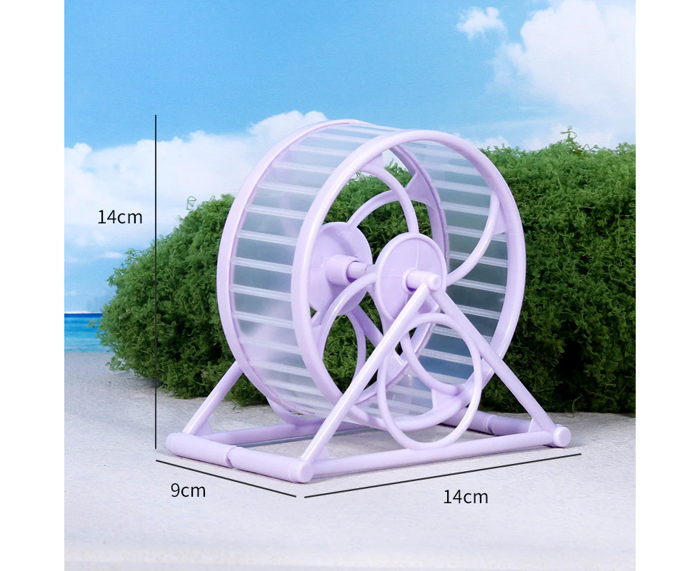 Pet Jogging Hamster Wheel Sports Running Ball Hamster Accessories Rat Toys Small Animals Rat Exercise Wheel Chinchilla Wheel purple