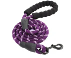 Purple Long Nylon Training Dog Puppy Leash Heavy Duty Pet Strong Rope Recall Lead 3M