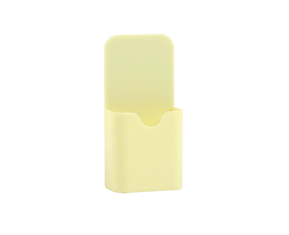 Plastic Magnetic Pen Holder Erase Marker Storage Box Pencil Organizer for Home Office Whiteboard Fridge Refrigerator yellow