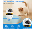 Cat Treat Puzzle Toy with Feather & Balls | Auto-Balancing, Durable, Brain Stimulating Pet Interactive for Puppy & Dogs