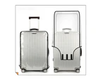 Full Transparent Luggage Protector Cover Waterproof PVC Trolley Travel Protector Suitcase Cover