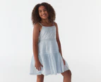 Eve Girl Youth Jasmine Dress - Blue