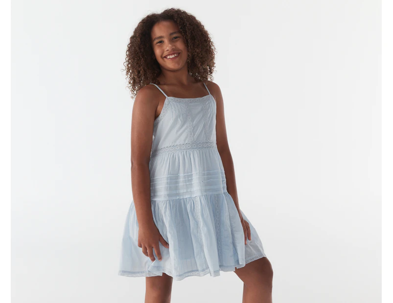 Eve Girl Youth Jasmine Dress - Blue