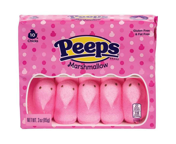 PEEPS 10PC PINK CHICKS