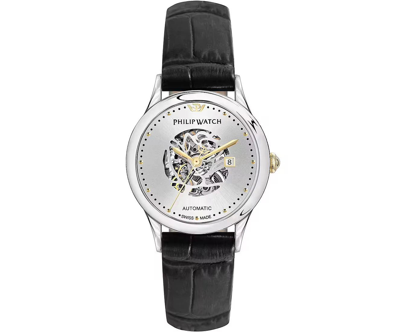 Philip Watch Marilyn Automatic Skeleton- Swiss Made R8221596501 Womens Watch