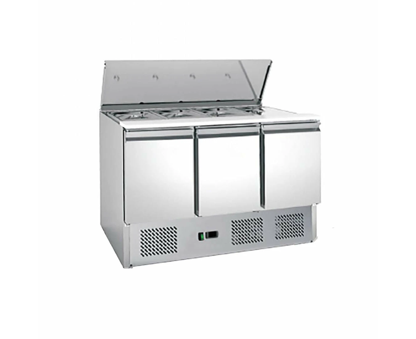 Fed X Three Door Salad Prep Fridge Xgns1300s