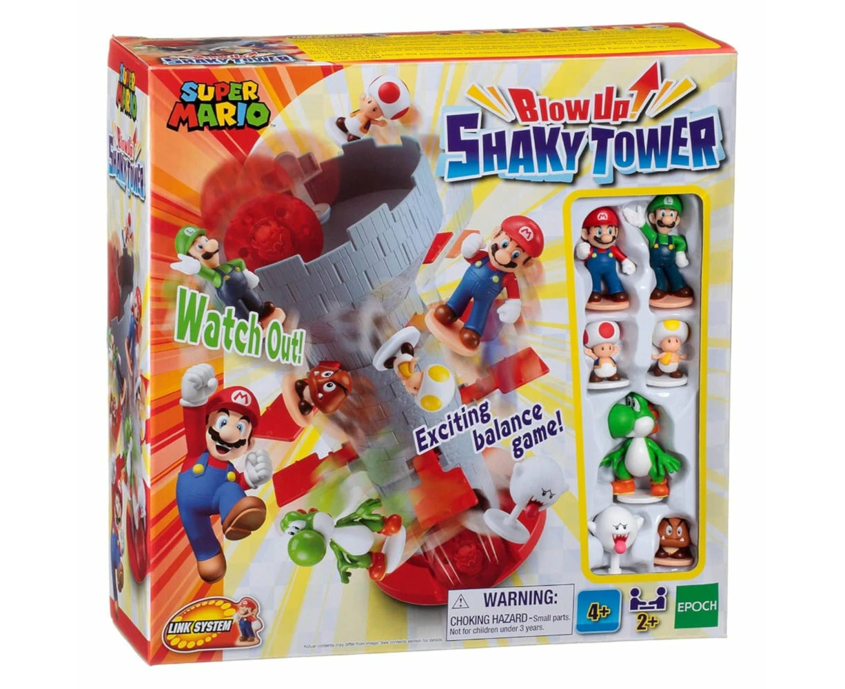 Super Mario Blow Up! Shaky Tower Board Game