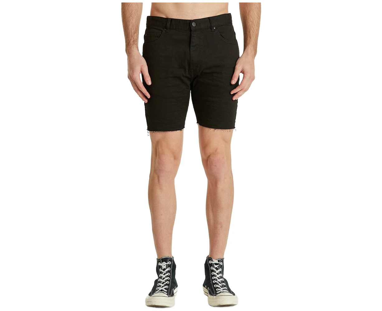 Kscy | KS2 Denim Shorts Jet Black