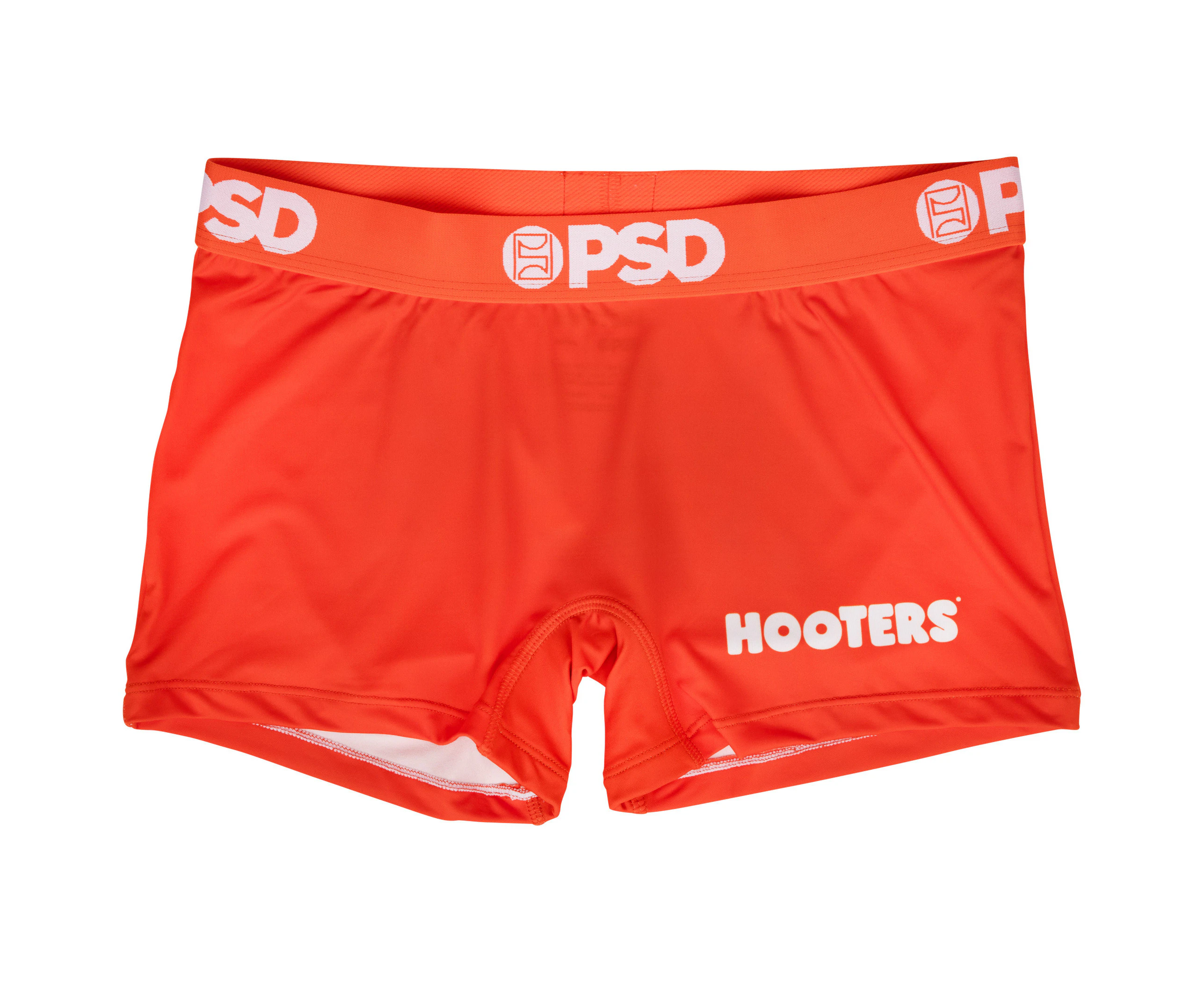 Hooters Restaurant Uniform Microfiber Blend Boy Shorts Underwear