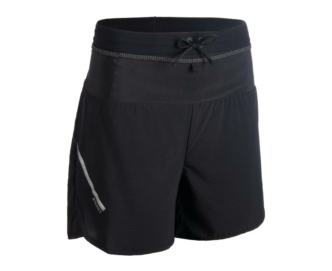 DECATHLON KIPRUN WOMEN'S TRAIL RUNNING BAGGY SHORTS - BLACK