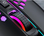 2.4G Wireless Charging RGB Gaming with Mouse 8-button-Black