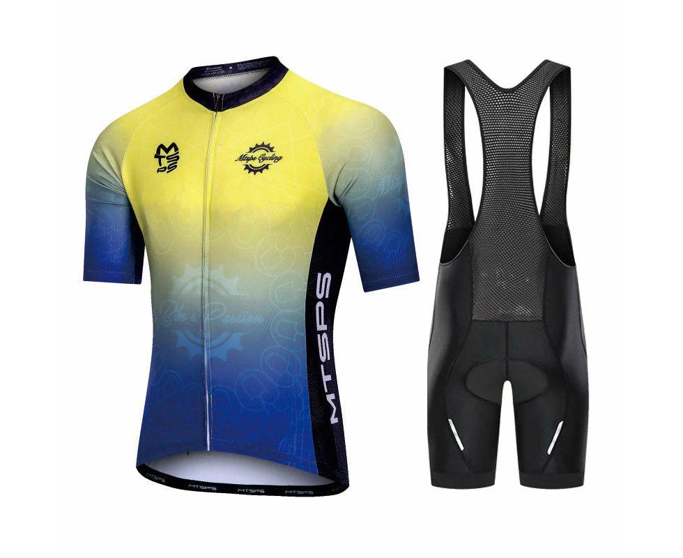 2023 Men Cycling Jersey Bib Shorts Kit