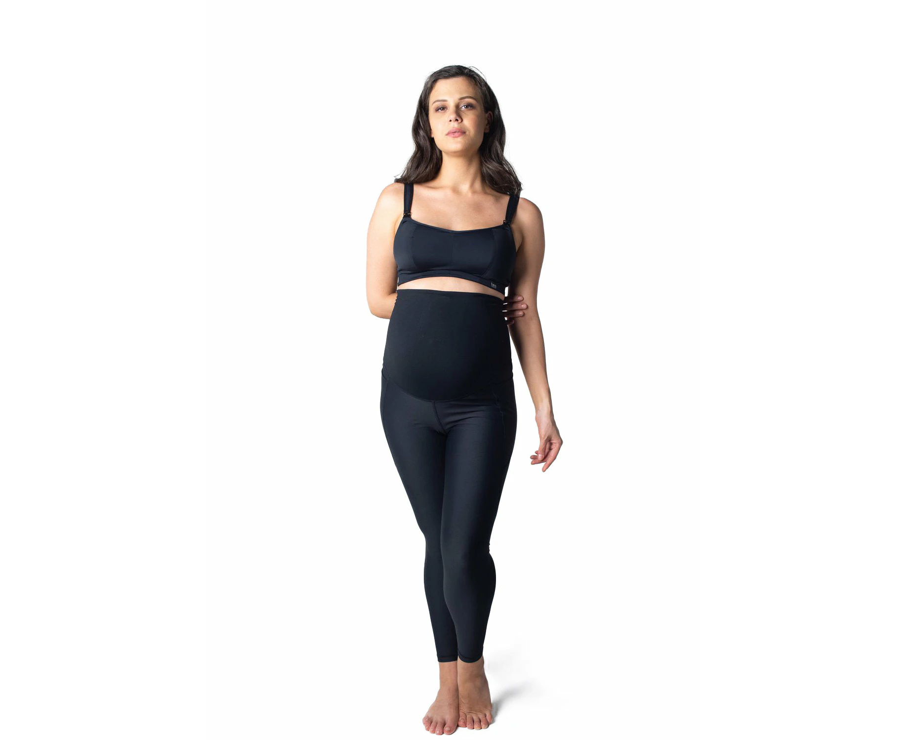 Focus Maternity Sports Leggings - Hot Milk