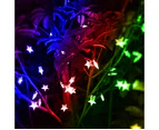 Solar Star String Lights Outdoor Solar Powered String Lights Twinkling Fairy Lights For Garden Lawn Patio Landscape Xmas Holiday Decorations