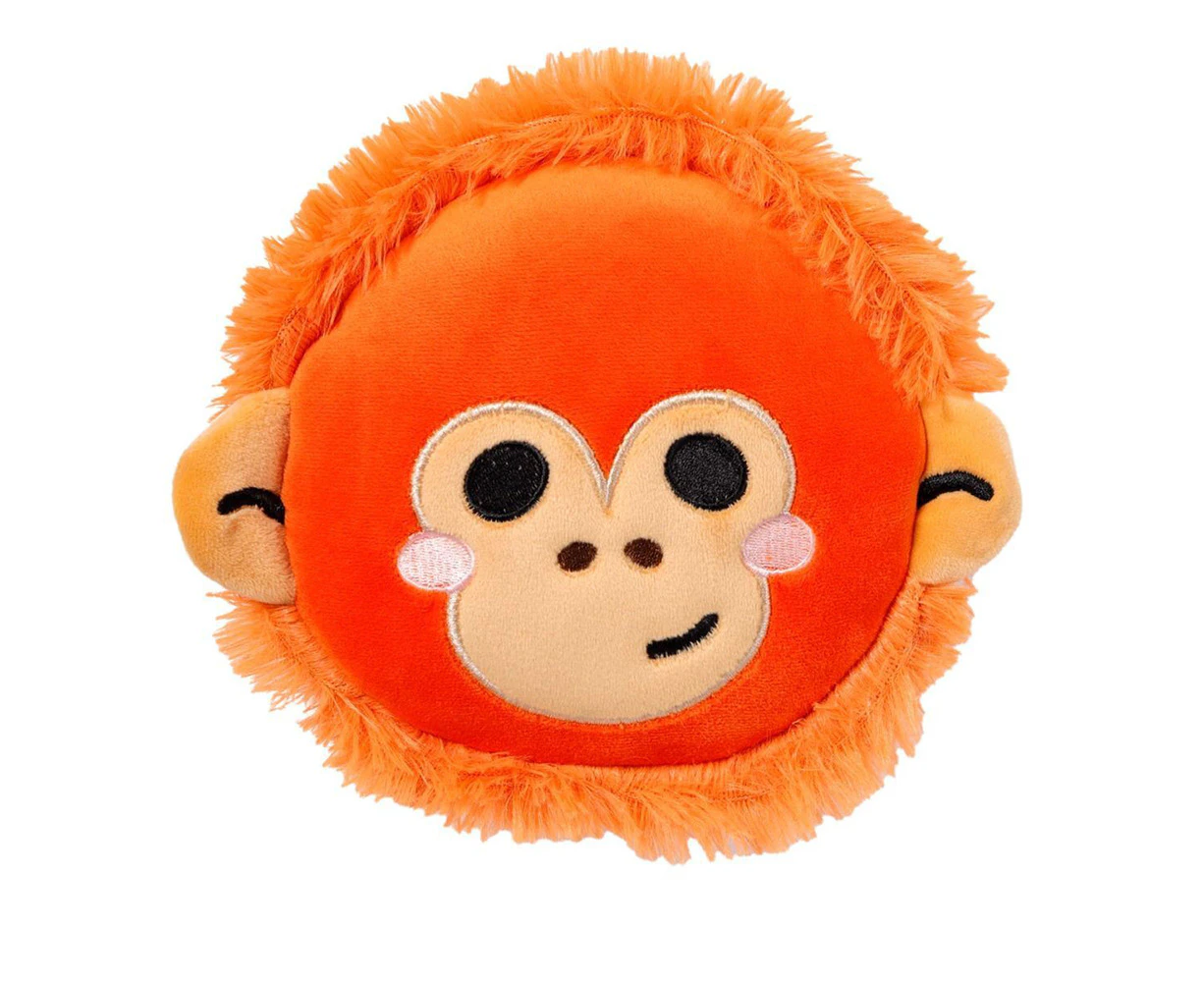 Relaxeazzz 15cm Orangutan Travel Pillow w/Eye Mask 6y+ Kids Cushion Plush