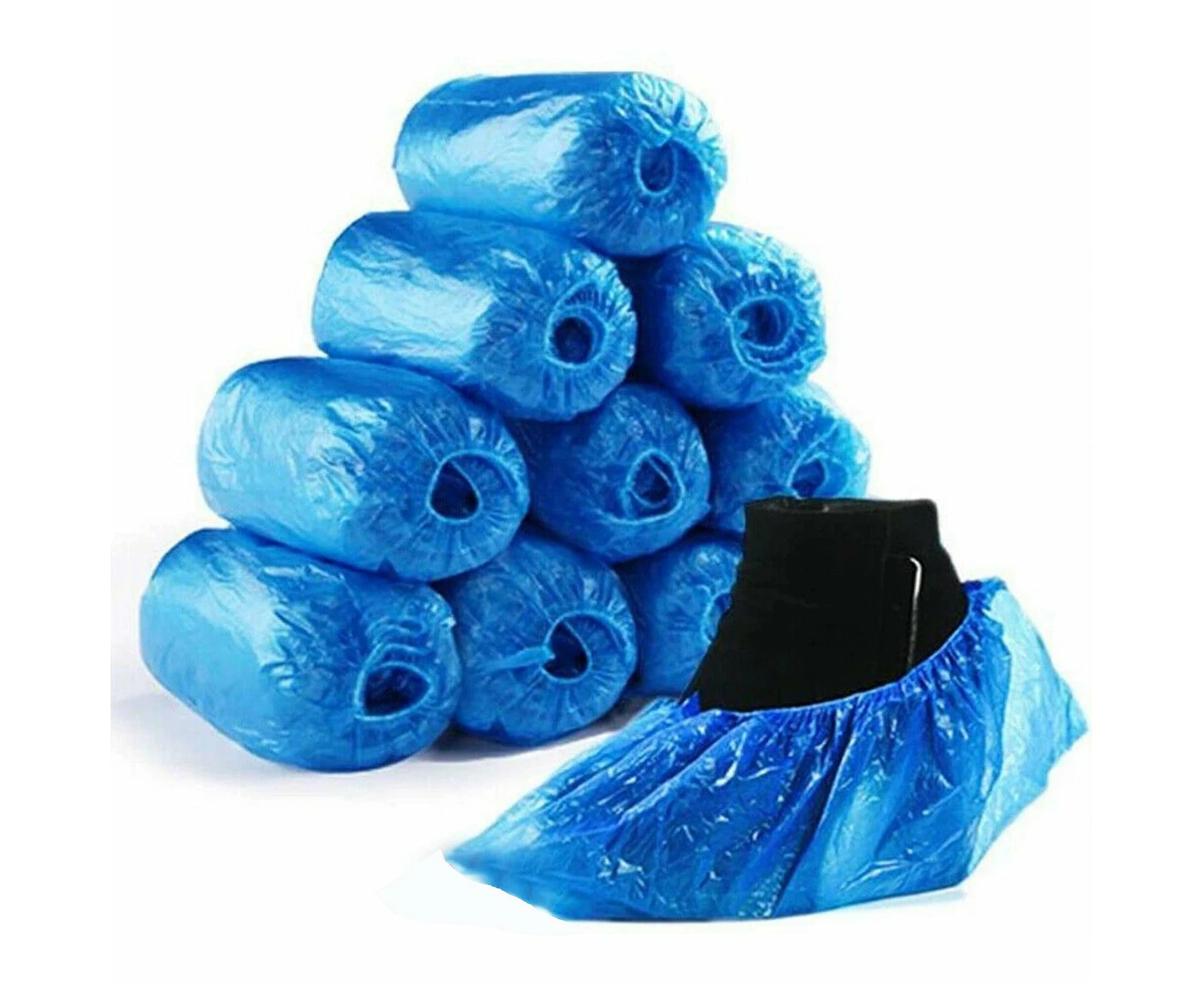 Waterproof Plastic Shoe Covers Rain Outdoor Room Disposable Overshoes