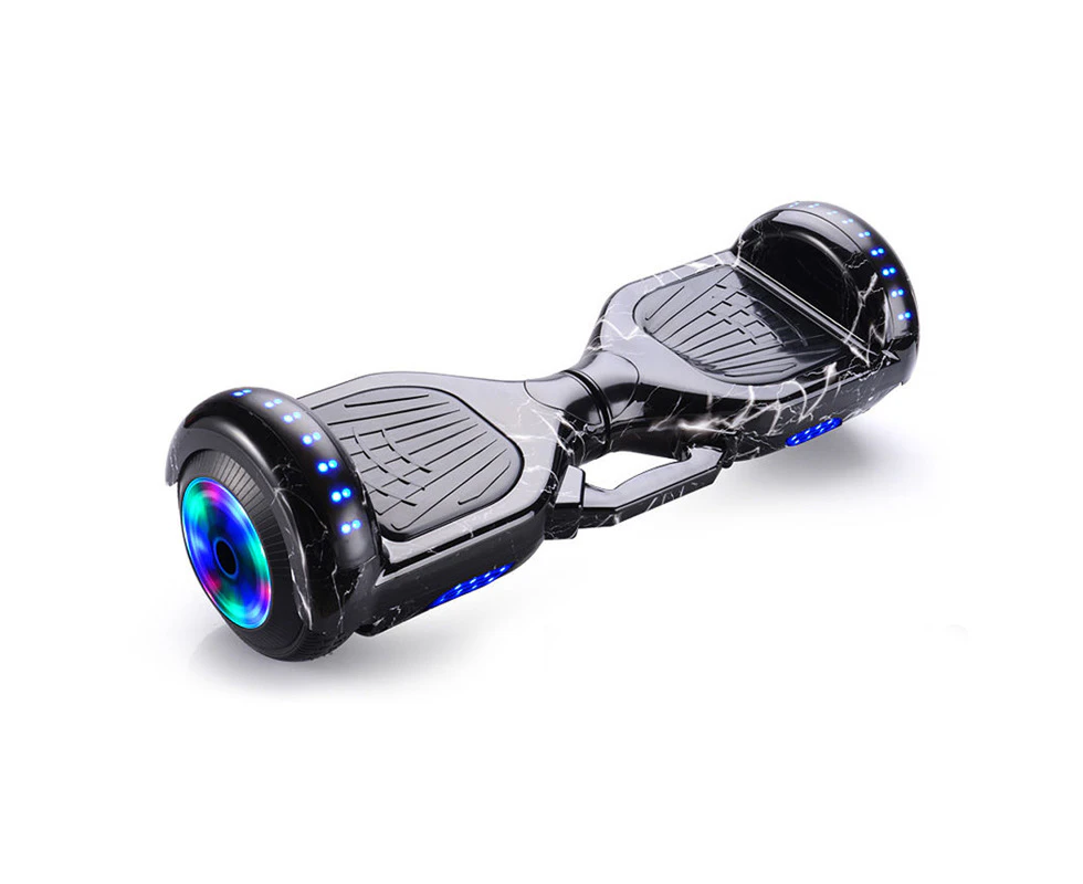 Black-lightning - Electric Hoverboard Bluetooth Speaker LED Self Balancing Scooter Christmas Xmas Gift