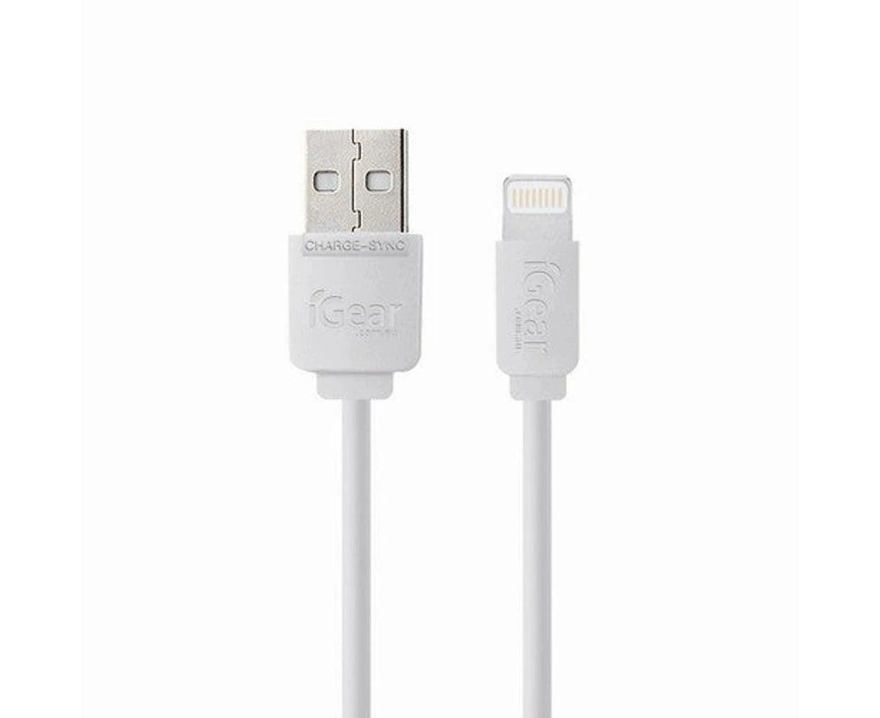 Igear iPhone Cable Charger - White