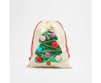 Target Kids Christmas Tree Drawstring Bag