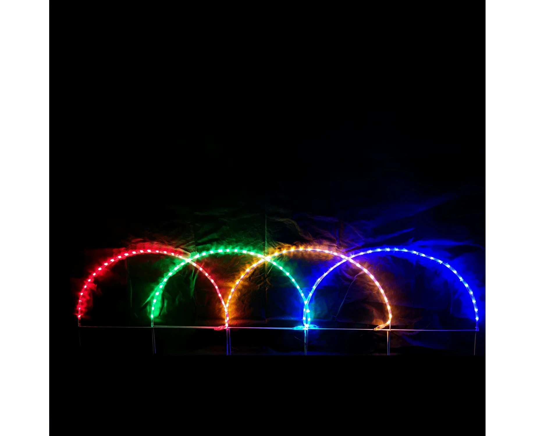 Christmas LED Motif Multicolour Arch Pathway Lights 86x57cm Outdoor Garden Lighting