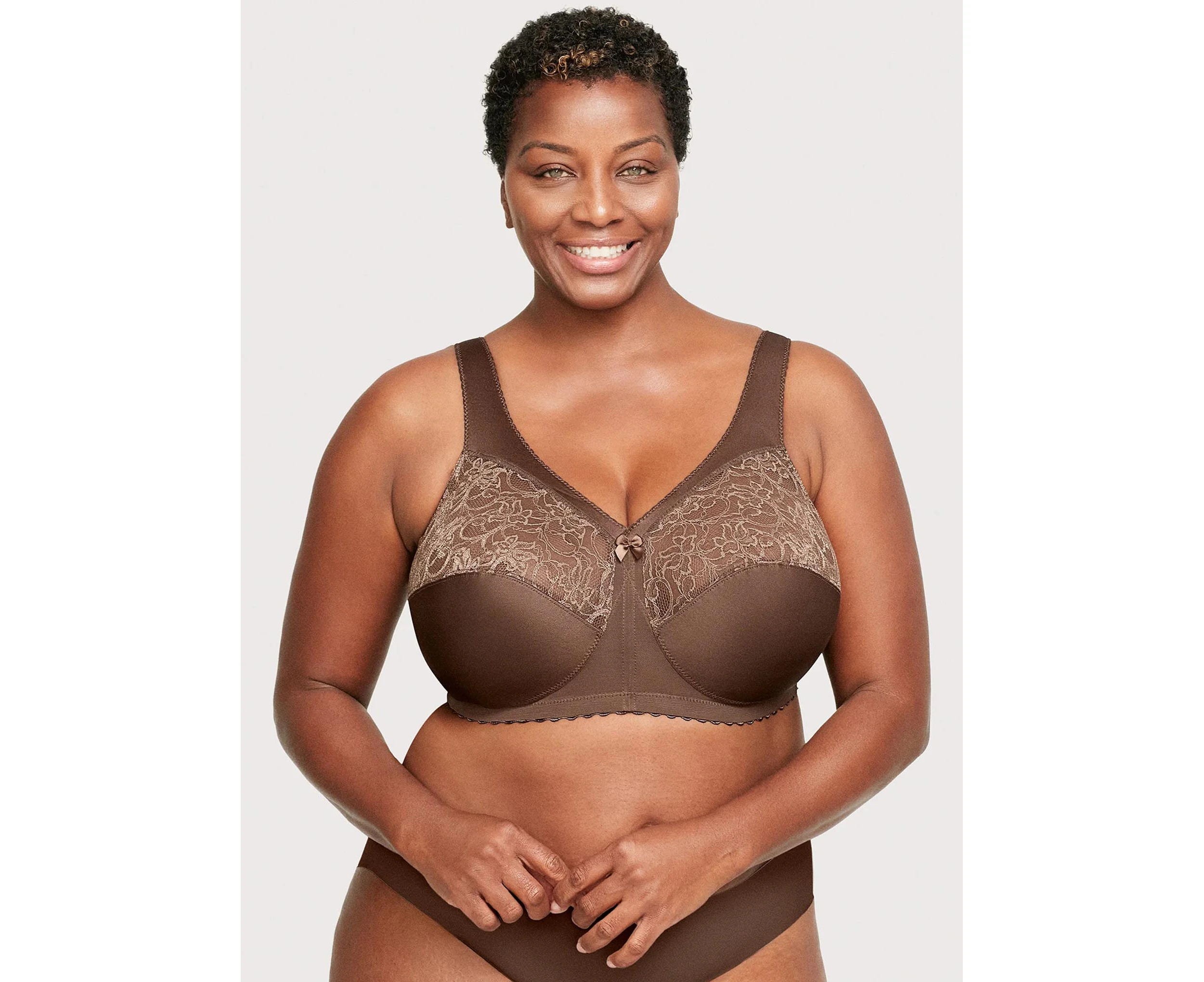 Glamorise: Magic Lift Full Figure Support Bra  Mocca