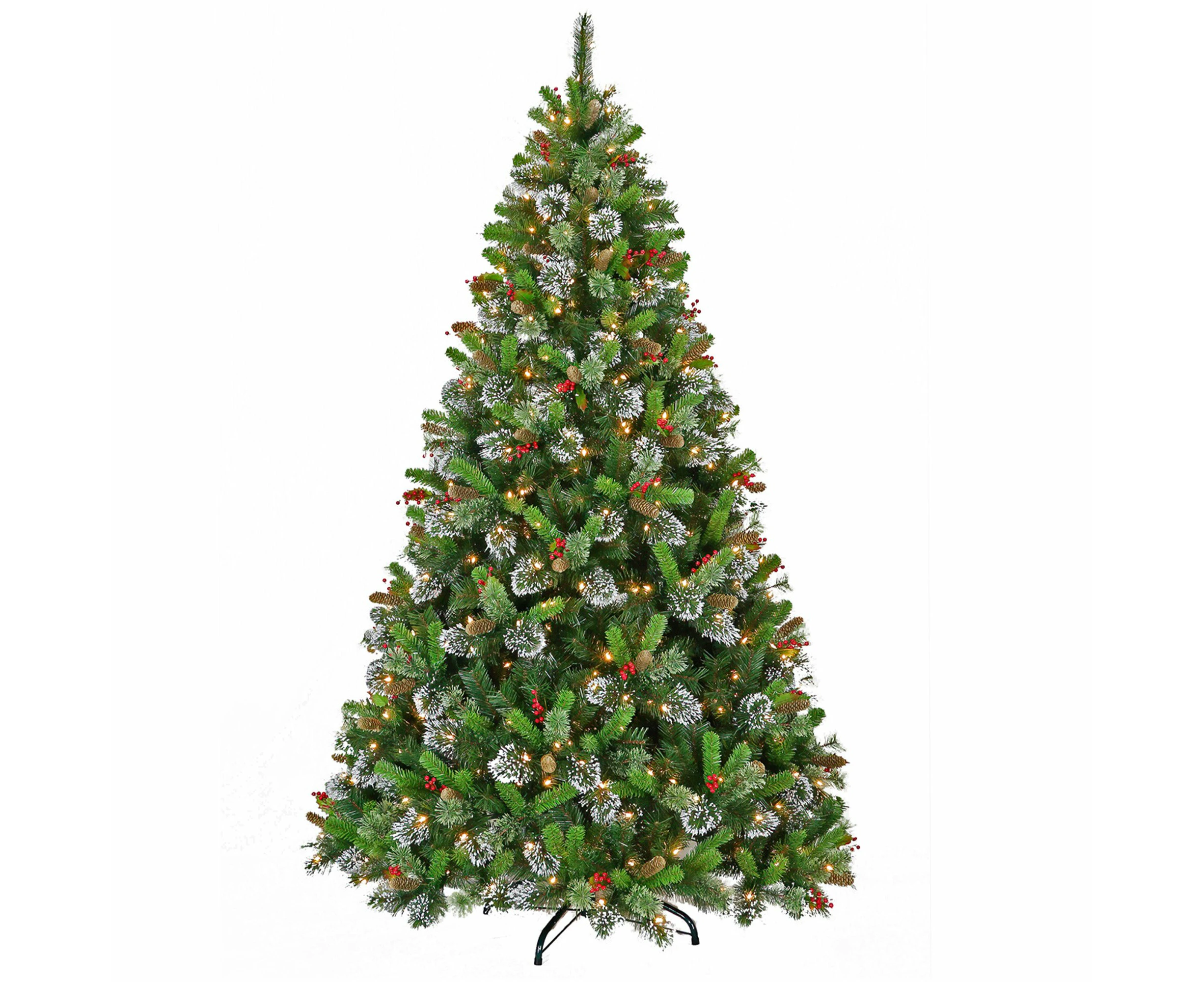 7.5ft Christmas Tree with Twinkle Lights - Wintry Pine